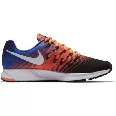 Zapatillas Running Nike Air Zoom Pegasus 33 Hombre - Negras / Blancas / Azules - Chile SCD215089